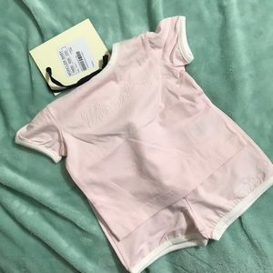 BNWT Moncler baby girl set in pink, 3/6M